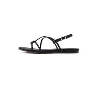 loft37 Leder-Sandalen in Schwarz - Größe 37 | Damen Sandalen