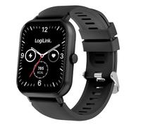 LogiLink Smartwatch Edge SW0001B - 1,83" LCD-Touchscreen, BT5.2, IP68 - Schwarz