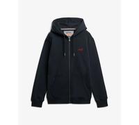 Logo Essential Kapuzenpullover mit Reißverschluss Superdry Blau S