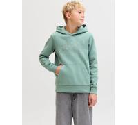 Logo Kapuzenpullover Boys 164 Mineral blue