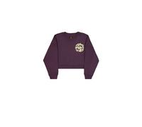 Alpha Industries Logo Sweater Plum Größe: XS | Pullover Outlet | Damen | Magenta