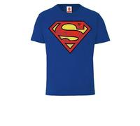 LOGOSH!RT LOGOSHIRT - DC Comics - Superman - Logo - Bio - T-Shirt Print - Kinder Azurblau 152