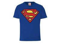 LOGOSH!RT LOGOSHIRT - DC Comics - Superman - Logo - Bio - T-Shirt Print - Kinder Azurblau 164