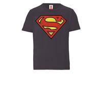 LOGOSH!RT LOGOSHIRT - DC Comics - Superman - Logo - Bio - T-Shirt Print - Kinder Blau 152