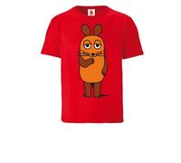 LOGOSH!RT LOGOSHIRT - Die Sendung mit der Maus - Die Maus - Kinder - Bio T-Shirt Rot 104