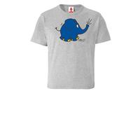 LOGOSH!RT LOGOSHIRT - Die Sendung mit der Maus - Elefant - Törö - Bio T-Shirt Print Grau-meliert 176
