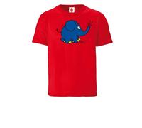 LOGOSH!RT LOGOSHIRT - Die Sendung mit der Maus - Elefant - Törö - Bio T-Shirt Print Rot 92/98
