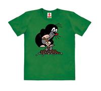 LOGOSH!RT LOGOSHIRT - Krtek - Der kleine Maulwurf - Hügel - Bio T-Shirt Print - Kinder - Jungen & Mädchen Grün 164