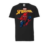 LOGOSH!RT LOGOSHIRT - Marvel Comics - Spider-Man - Bio - Organic T-Shirt Schwarz S