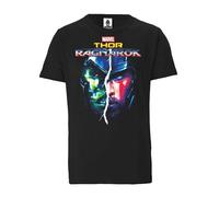 LOGOSH!RT LOGOSHIRT - Marvel - Thor Ragnarok - T-Shirt - 100% Organic Cotton Schwarz XS