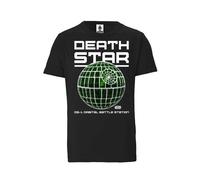 LOGOSH!RT LOGOSHIRT - Star Wars - Death Star - T-Shirt - 100% Organic Cotton Schwarz L