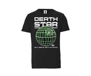 LOGOSH!RT LOGOSHIRT - Star Wars - Death Star - T-Shirt - 100% Organic Cotton Schwarz XL
