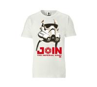 LOGOSH!RT LOGOSHIRT - Star Wars - Stormtrooper - T-Shirt - 100% Organic Cotton Weiss XXL