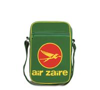 Logoshirt® Air Zaire I Logo I Umhängetasche I Schultertasche I Retro-Sporttasche I Extra-Small I Kunstleder I Hochformat I grün I Lizenziertes Originaldesign