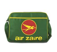 Logoshirt® Air Zaire I Logo I Umhängetasche I Schultertasche I Retro-Sporttasche I Kunstleder I Querformat I grün I Lizenziertes Originaldesign