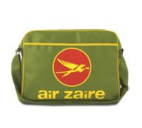 Logoshirt® Air Zaire I Logo I Umhängetasche I Schultertasche I Retro-Sporttasche I Kunstleder I Querformat I hellgrün I Lizenziertes Originaldesign