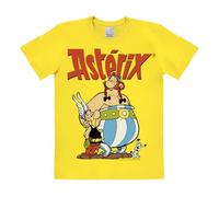 Logoshirt® Asterix der Gallier I Asterix, Obelix & Idefix I T-Shirt Print I Damen & Herren I kurzärmlig I gelb (065) I Lizenziertes Originaldesign I Größe 5XL