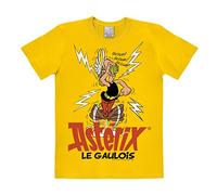 Logoshirt® Asterix der Gallier I Zaubertrank I T-Shirt Print I Damen & Herren I kurzärmlig I gelb (041) I Lizenziertes Originaldesign I Größe XXL