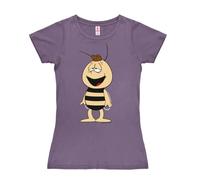 Logoshirt® Biene Maja Willi T-Shirt Damen | Offiziell lizenziertes Willi-Motiv, 100% Baumwolle, lustiges Cartoon T-Shirt, ideal für Biene Maja-Fans