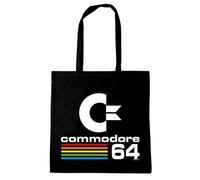 Logoshirt® Commodore 64 Logo Baumwolltasche 38x42 cm