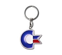 Nerd - Commodore C64 Logo Schlüsselanhänger - Key-Ring - farbig - Lizenziertes Originaldesign - LOGOSHIRT