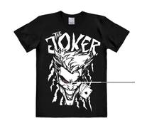 T-Shirt LOGOSHIRT "The Joker - DC Batman", Herren, Gr. 4XL, schwarz, 100% Baumwolle, bedruckt, normal, Rundhals, Shirts T-Shirt, mit coolem Frontprint (77753564-4XL) schwarz