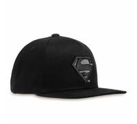 Logoshirt®️ DC Comics I Superman I Logo Schwarz I Kinder Snapback Cap I Mädchen & Jungen I 3D-Stick I Lizenziertes Originaldesign