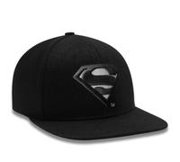 Logoshirt® DC Comics Superman Logo schwarz Snapback Cap Kinder