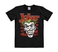 Logoshirt® DC I Batman I Joker I T-Shirt Print I Damen & Herren I kurzärmlig I schwarz I Lizenziertes Originaldesign I Größe M