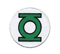 Logoshirt®️ DC I Green Lantern I Logo I Patch I Aufnäher I zum Aufbügeln I Bügelflicken I Applikation Kleidung I 7x7 cm I bestickt I gruen I Lizenziertes Originaldesign