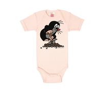 LOGOSHIRT Body mit Druckknöpfen 98/104 rosa Baby Bodies Erstausstattung Babykleidung Jungen Strampler 98/104 rosé