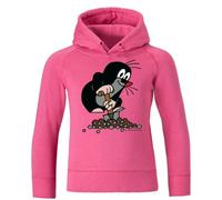 Logoshirt® Der kleine Maulwurf Kapuzen-Sweatshirt Kinder | Der kleine Maulwurf beim Graben, lustiges Cartoon-Motiv für Maulwurf-Fans, lizenziertes Originaldesign, Mädchen und Jungen