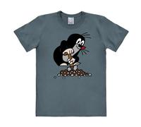 LOGOSHIRT T-Shirt mit niedlichem Print S blau Herren Shirts T-Shirts (kurzarm) S blau