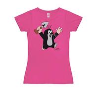 LOGOSHIRT T-Shirt Der kleine Maulwurf, mit lizenzierten Originaldesign M, US-Größen rosa Damen T-Shirts Shirts Sweatshirts M, US-Größen pink