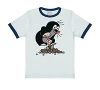 LOGOSHIRT T-Shirt Der Kleine Maulwurf, mit tollem Frontdruck 140 blau Jungen T-Shirts Shirts Jungenkleidung 140 hellblau