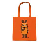 Logoshirt® Die Sendung mit der Maus I TV-Maus I Baumwolltasche I orange I Lizenziertes Originaldesign