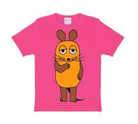 Logoshirt® TV I Die Sendung mit der Maus I Maus I T-Shirt Print I Mädchen & Jungen I kurzärmlig I pink I Lizenziertes Originaldesign I Größe 104/116, 4-6 Jahre