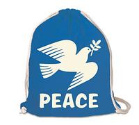 Logoshirt® Friedenstaube Peace Stoffbeutel Kordelzug