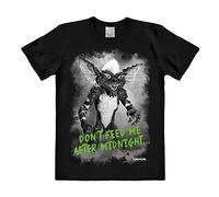 Logoshirt® Gremlins I Monster I Don't Feed Me After Midnight I T-Shirt Print I Damen & Herren I kurzärmlig I schwarz I Lizenziertes Originaldesign I Größe XL