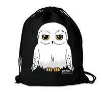 Logoshirt Turnbeutel Harry Potter Hedwig – bedruckt, offiziell lizenziert, AZO-free – Schwarz