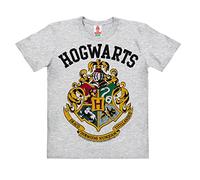 LOGOSHIRT T-Shirt Hogwarts, mit lässigem Frontprint 140 grau Jungen T-Shirts Shirts Jungenkleidung 140 grau