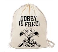 Harry Potter Dobby Is Free Turnbeutel - weiß - Offizieller & Lizenzierter Fanartikel Onesize
