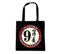 Logoshirt® Harry Potter I Hogwarts Express I wiederverwendbare Tasche I Stofftasche I Baumwolltasche I bedruckt I 100% Baumwolle I mit langen Tragegriffen I schwarz I lizenziertes Originaldesign