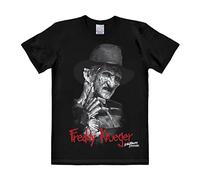 Logoshirt Herren Nightmare on Elm-Freddy Krueger Freizeithemd, Schwarz, M