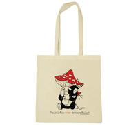 Logoshirt® Krtek Der kleine Maulwurf Baumwolltasche 38x42 cm | Der kleine Maulwurf - original, süßes Cartoon-Motiv für Maulwurf-Fans, bedruckt, lange Henkel, ideal für Alltag und Einkauf