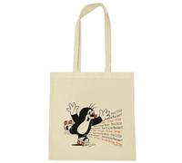 Logoshirt® Krtek Der kleine Maulwurf Baumwolltasche 38x42 cm | Der kleine Maulwurf - original, süßes Cartoon-Motiv für Maulwurf-Fans, bedruckt, lange Henkel, ideal für Alltag und Einkauf