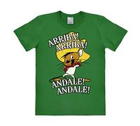 LOGOSHIRT T-Shirt mit Speedy Gonzales - Print, grün