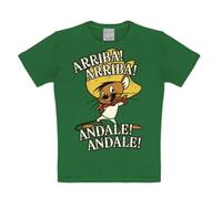T-Shirt LOGOSHIRT "Speedy Gonzales - Looney Tunes", Mädchen, Gr. 158/164, grün, 100% Baumwolle, bedruckt, casual, normal, Rundhals, Kurzarm, Shirts, mit tollem Frontprint (58731713-158) grün