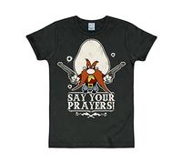 Logoshirt® Looney Tunes Yosemite Sam Say Your Prayers T-Shirt Damen & Herren L