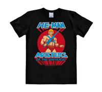 LOGOSHIRT T-Shirt mit großem Masters of the Universe-Aufdruck »He-Man«, schwarz